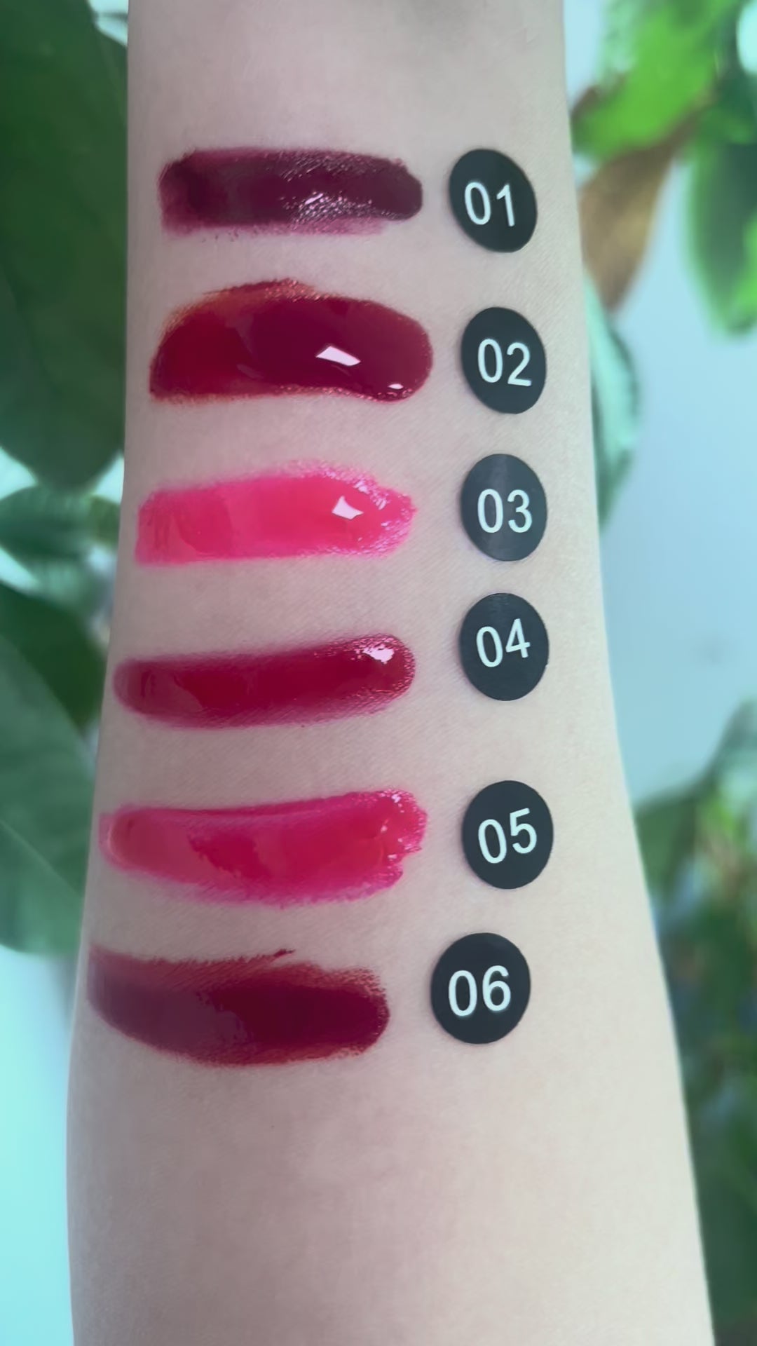 Waterproof Lip Tint Custom Vegan 6 Colors Lipgloss Lip Makeup